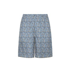 Fendi Blue Silk Knee Length