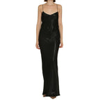 Saint Laurent Black Acetate Casual Dress