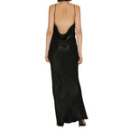 Saint Laurent Black Acetate Casual Dress