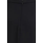 Valentino Garavani Black Silk Long Skirt