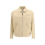 Moschino Beige Cotton Full-Length Jacket