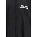Balenciaga Black Cotton Shell Jacket