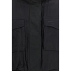 PINKO Black Nylon Sleeveless Jacket