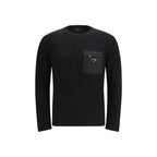 Prada Black Wool Oves Aries Sweatshirt