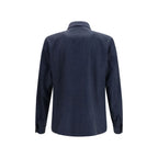 Etro Blue Wool Oves Aries Full-Length Jacket