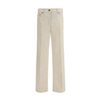 Valentino Garavani Beige Cotton Flared Jeans