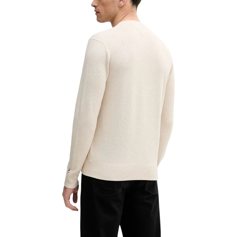 Tommy Hilfiger Beige Organic Cotton Sweatshirt