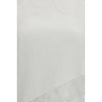 PINKO White Cotton Sleeveles T-Shirt