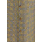 Saint Laurent Multicolor Silk Pattern Shirt