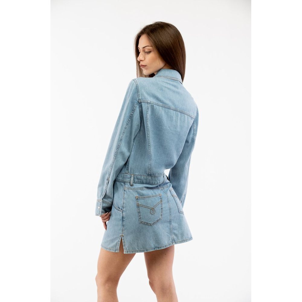 Moschino Multicolor Cotton Casual Dress