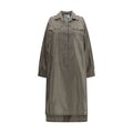 Prada Bicolor Silk Casual Dress