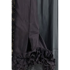 Prada Multicolor Silk Midi Skirt