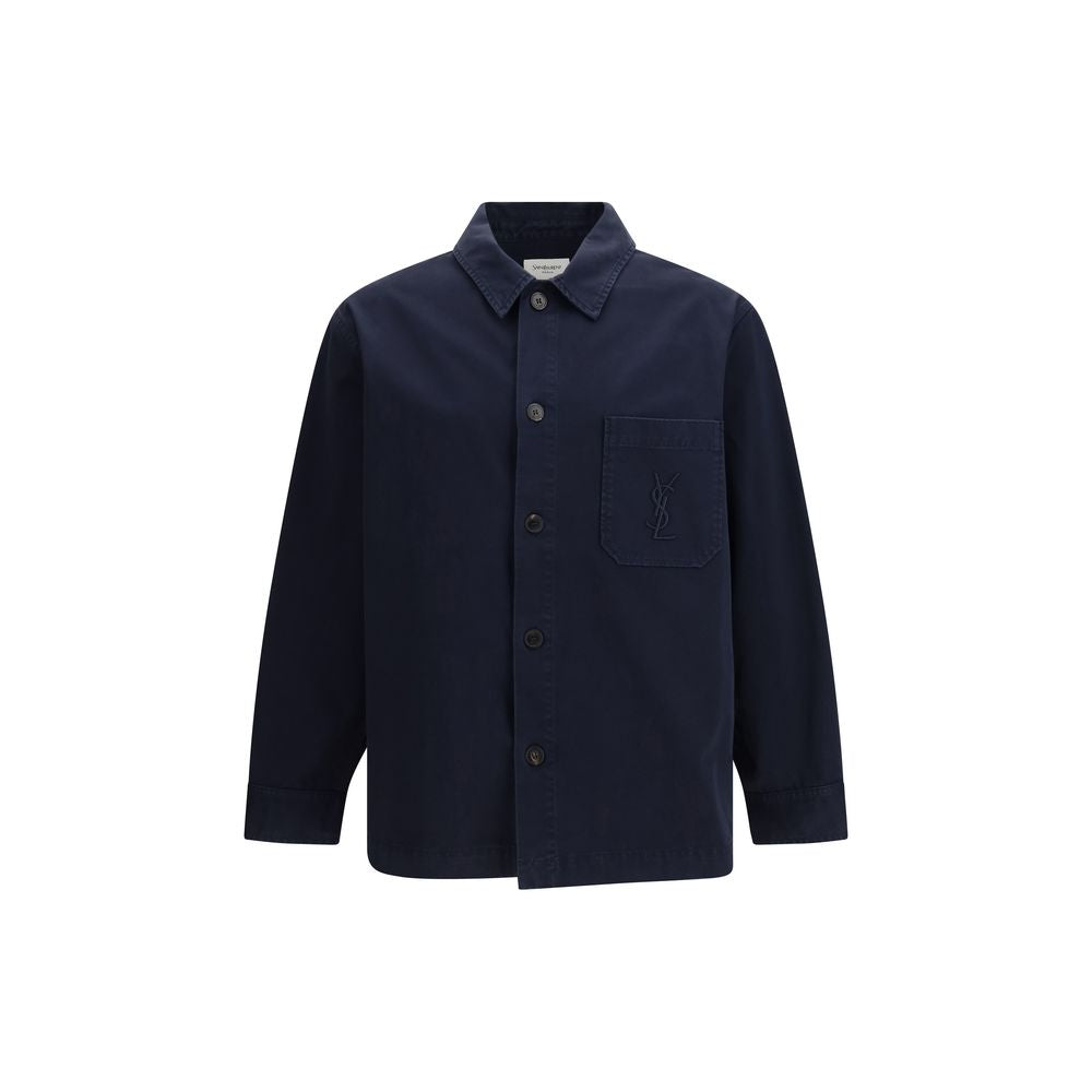 Saint Laurent Blue Cotton Denim Jacket
