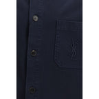Saint Laurent Blue Cotton Denim Jacket