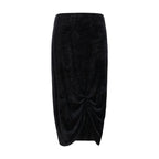 Valentino Garavani Black Viscose Long Skirt