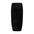 Valentino Garavani Black Viscose Long Skirt