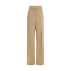 Valentino Garavani Beige Silk Dress Pants