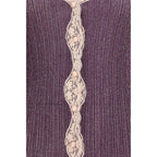 Valentino Garavani Purple Viscose Cardigan