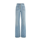Valentino Garavani Blue Cotton Jeans Denim