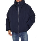 Bottega Veneta Blue Polyamide Full-Length Jacket