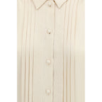 Valentino Garavani Beige Silk Shirt