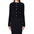 Balenciaga Black Cotton Cardigan