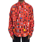 Balenciaga Multicolor Cotton Dress Shirt