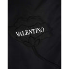 Valentino Garavani Black Nylon Bermuda Shorts