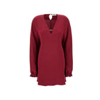 Fendi Purple Silk Casual Dress