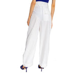 Bottega Veneta White Cotton Casual Pants