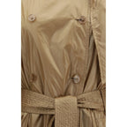 Saint Laurent Beige Polyamide Trench Coat
