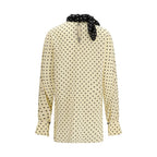 Valentino Garavani Beige Silk Blouse