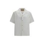 Valentino Garavani White Cotton Shortsleeve Shirt