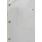 Valentino Garavani White Cotton Shortsleeve Shirt