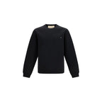 Valentino Garavani Black Cotton Sweatshirt