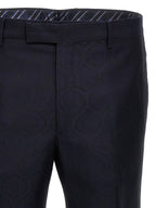 Etro Blue Cotton Dress Pants