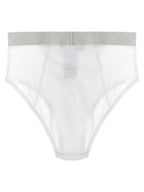 Versace White Cotton Briefs