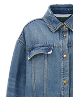 Palm Angels Blue Cotton Denim Jacket