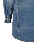 Palm Angels Blue Cotton Denim Jacket