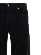 Saint Laurent Black Cotton Casual Pants