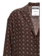 Moschino Brown Silk Blouse