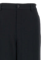 Moschino Black Acetate Casual Pants