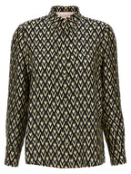Valentino Garavani Bicolor Silk Blouse