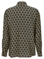 Valentino Garavani Bicolor Silk Blouse