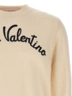 Valentino Garavani Beige Virgin Wool Cardigan