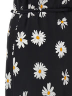Moschino Black Silk Midi Dress