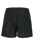 Valentino Garavani Black Polyamide Swim Shorts