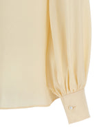 Valentino Garavani Beige Silk Blouse