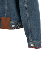 Valentino Garavani Blue Polyamide Denim Jacket