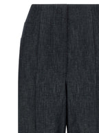 Fendi Blue Cotton High-Waisted Jean